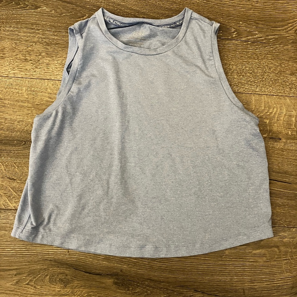 Athleta Blue Midi Girls Tank Large